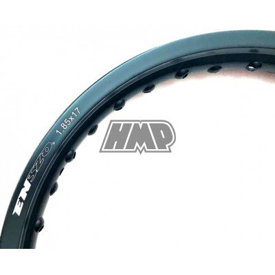 Aro alumínio preto mate 1.85 X 18 - 32 / 36 furos - ENSZO